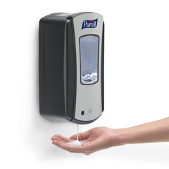 Fenêtre d’affichage claire du niveau de recharge pour Purell LTX-12.