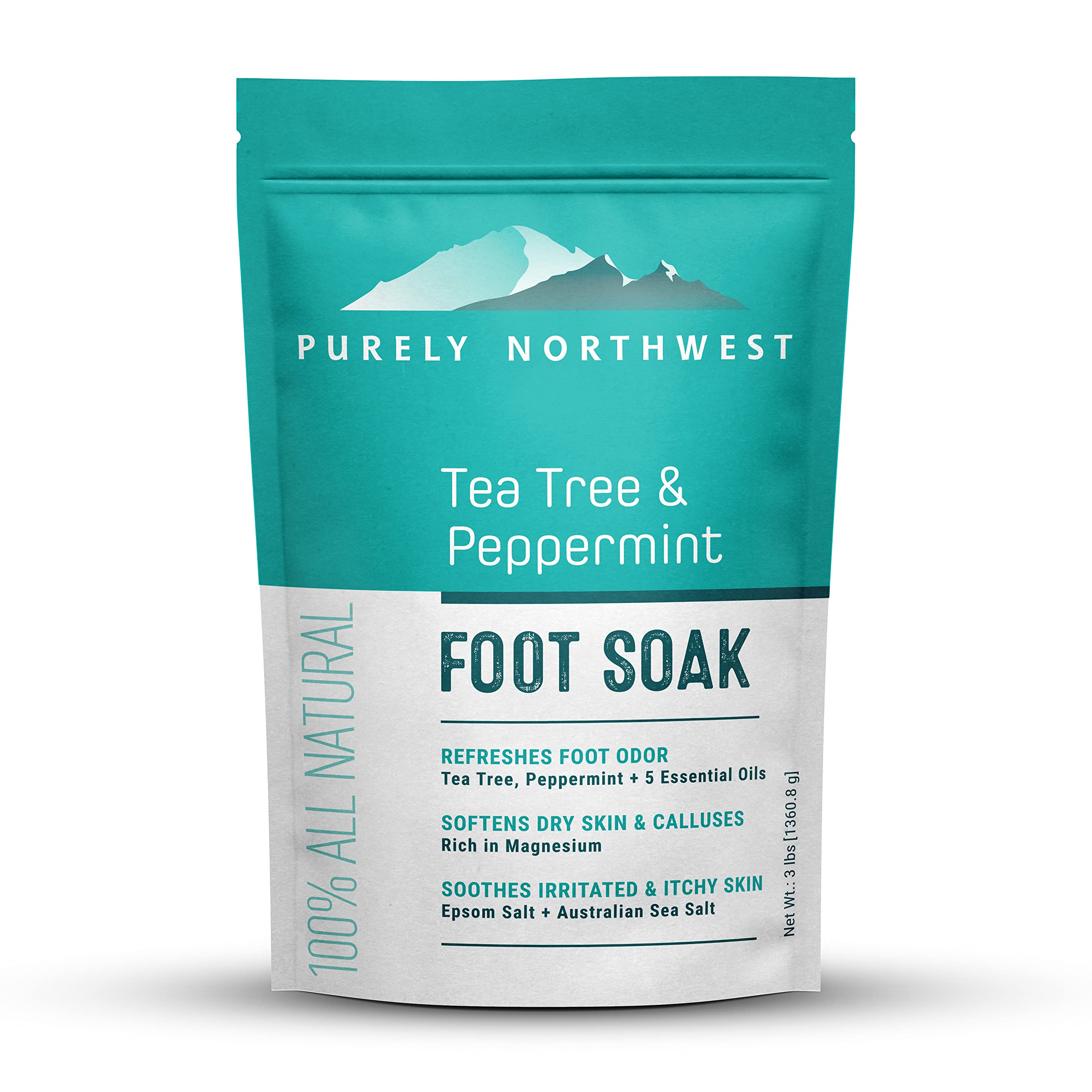 Purely Northwest banodepies arbol-de-te: relajación suave para pies cansados