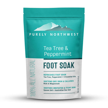 Purely Northwest banodepies arbol-de-te: relajación suave para pies cansados