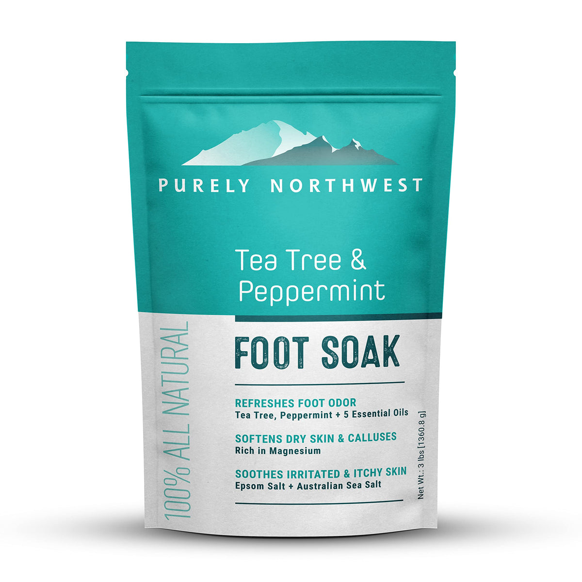 Purely Northwest banodepies arbol-de-te: relajación suave para pies cansados