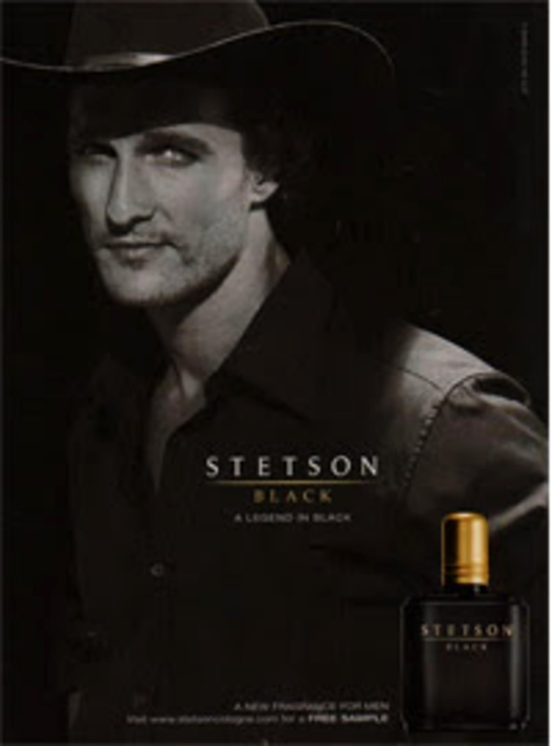 PureScents Stetson Black sandalwood notes close-up for daily wear
