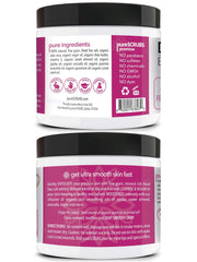 Texture granuleuse du gommage purSCRUBS pour lisser les rugosités.