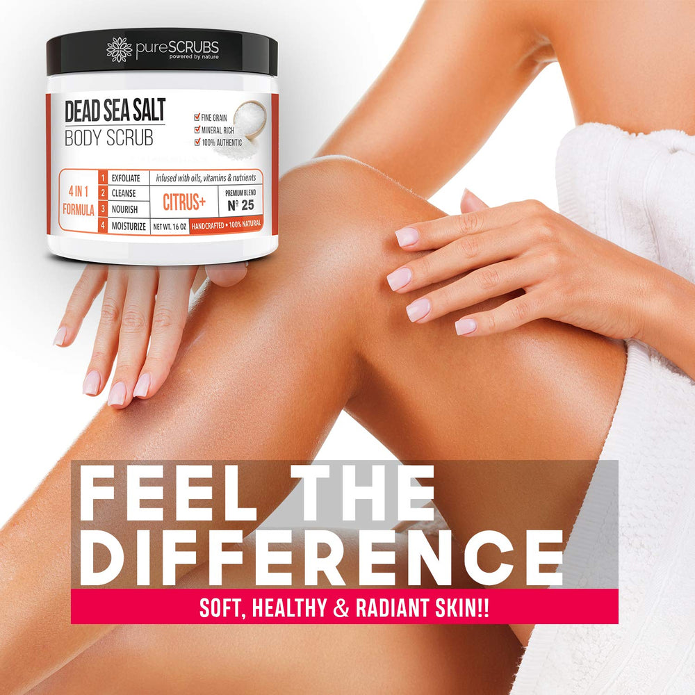 PureSCRUBS Loofah exfoliante natural, buff suave para piel lisa.