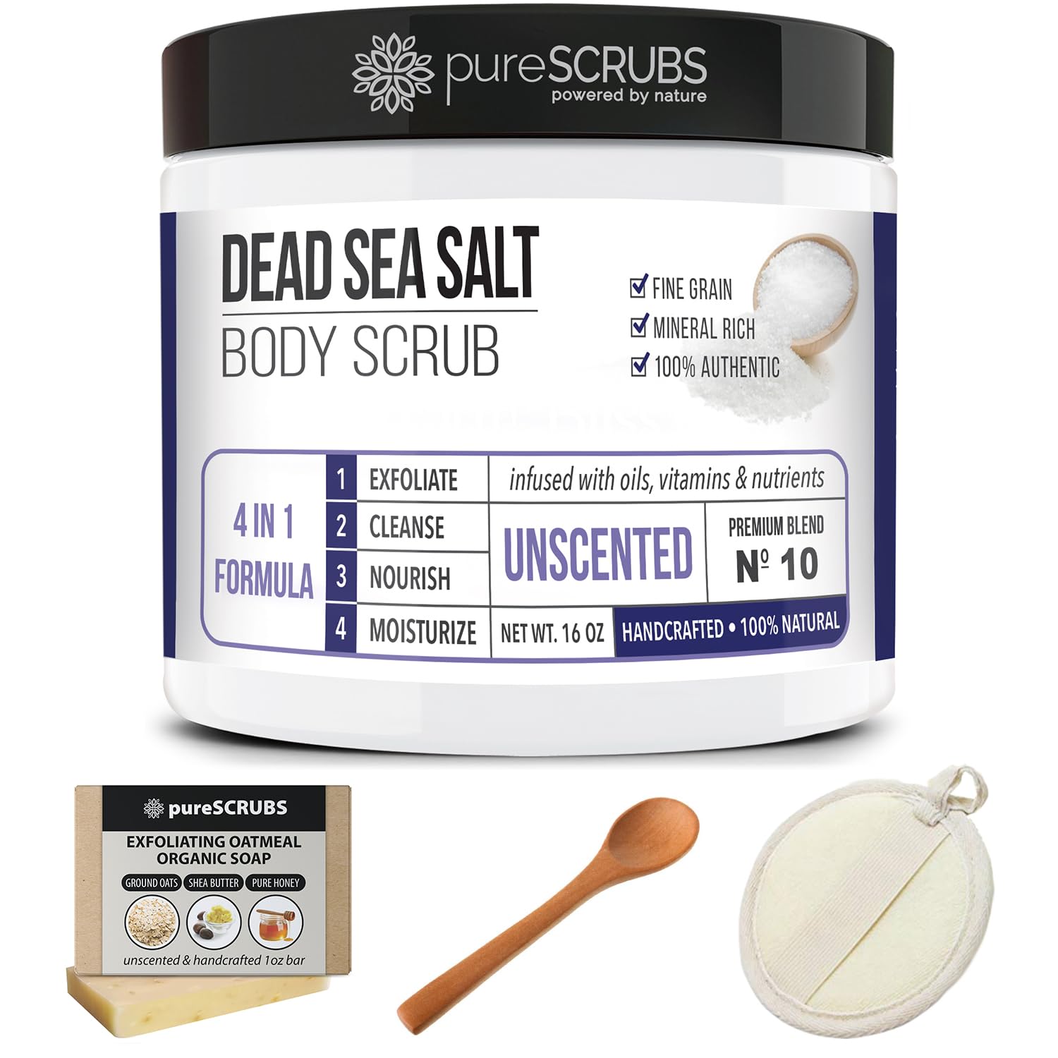 pureSCRUBS empaque elegante regalo para cuidado personal