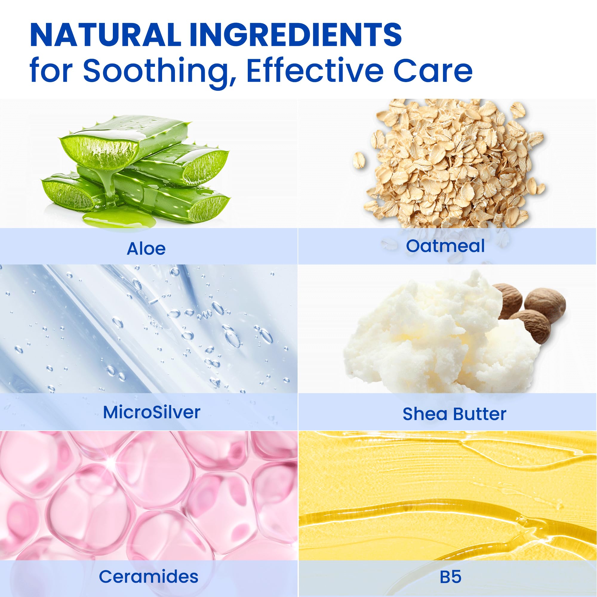 PURESKIN Crema, aplicación fácil para cuidadores con hidratación constante.