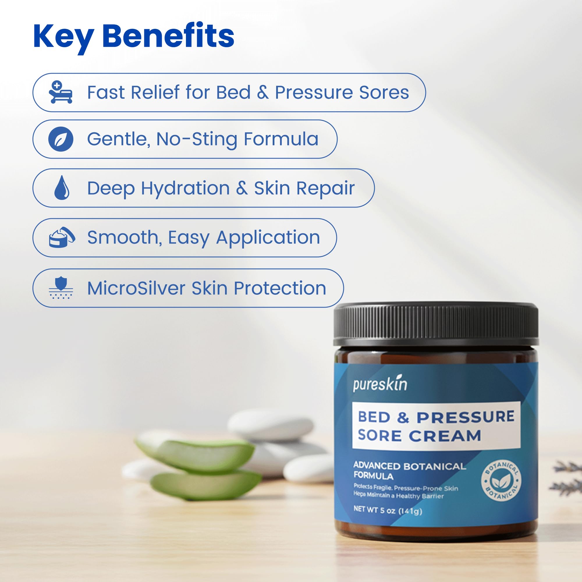 PURESKIN Crema piel sensible, calma sin ardor ni rojez.