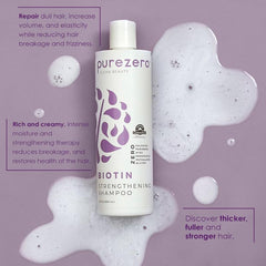Purezero Biotina Acondicionador en botella, cabello suave y manejable.