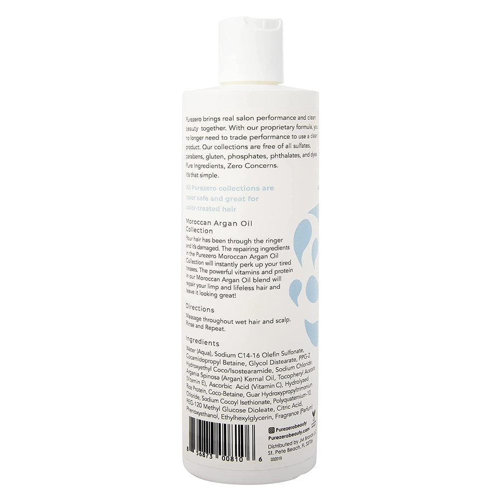 Purezero cabello sin sulfatos, cuidado limpio y suave.