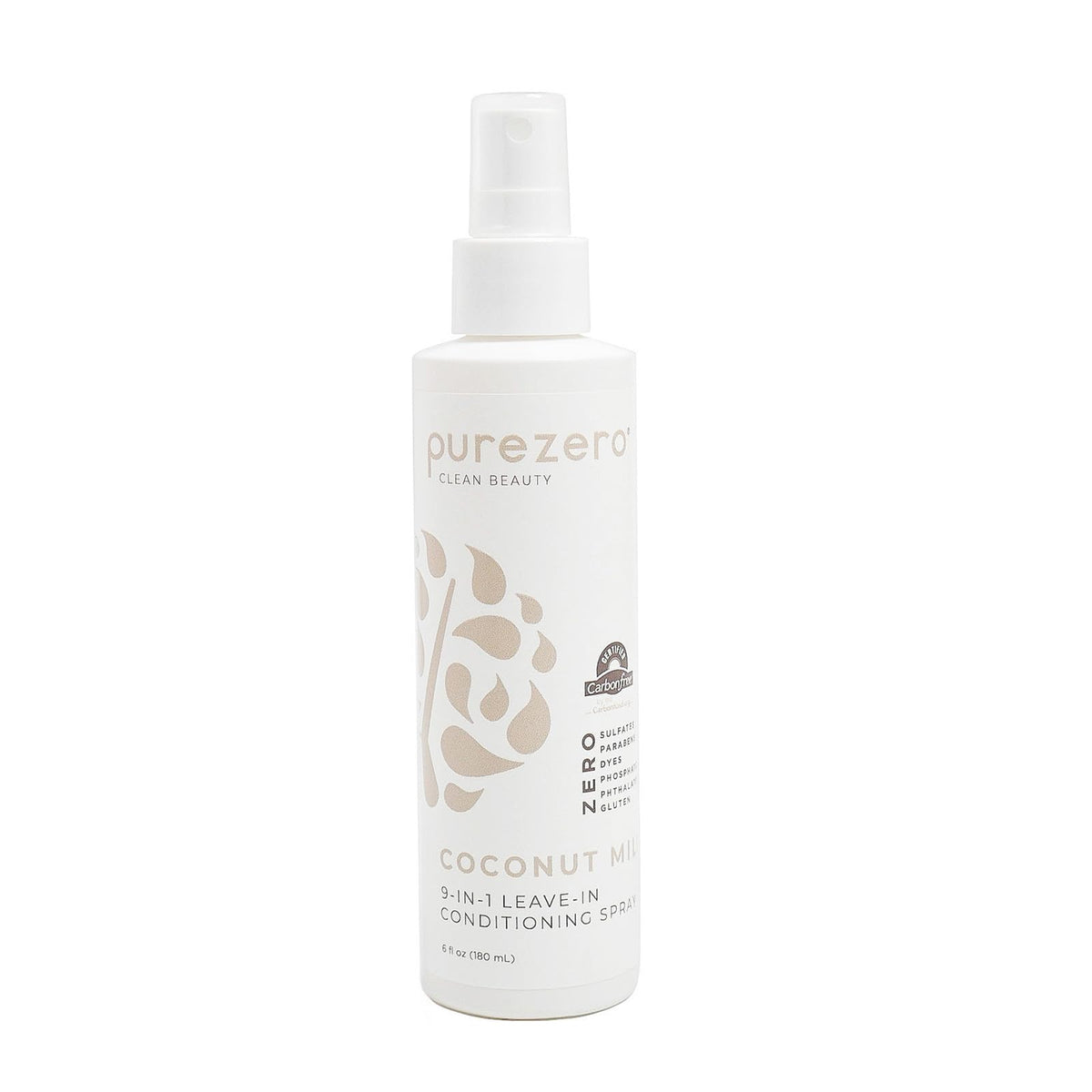 Purezero Leche Coco 9 en 1: botella con hidratación profunda para cabello suave