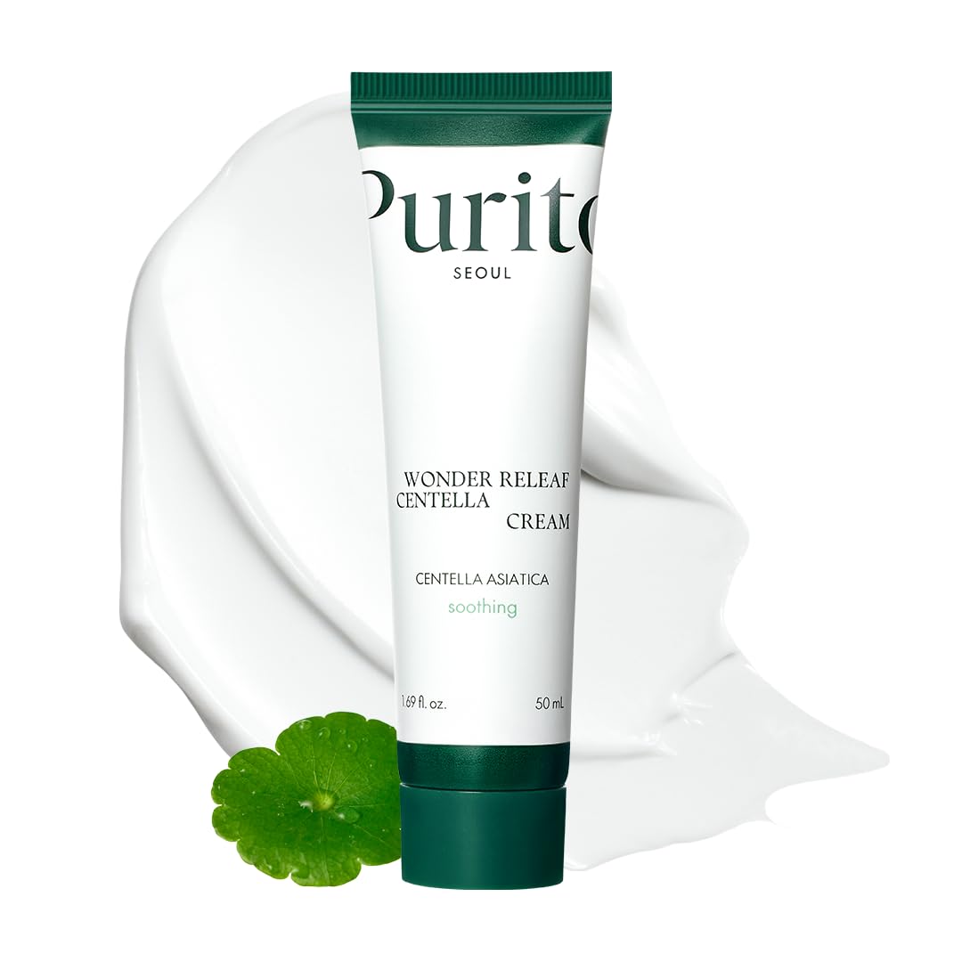 Purito Centella Cream: textura cremosa para calmar la piel cansada.