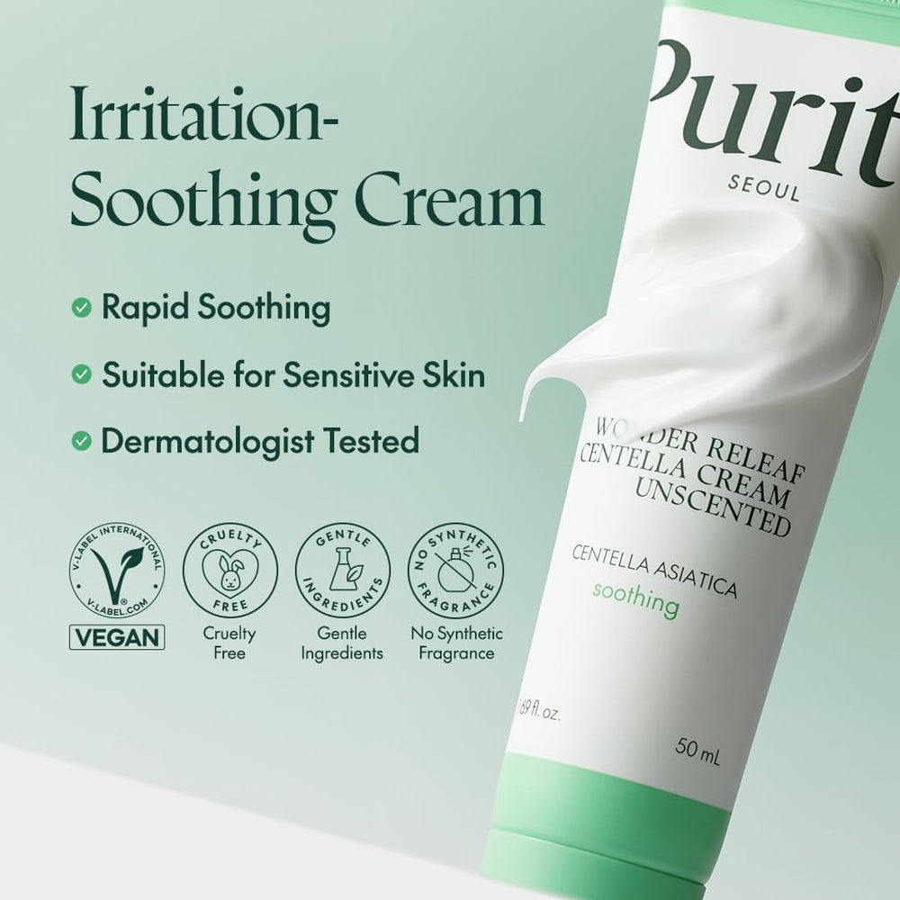 PURITO Centella sin fragancia, envase 50 ml cómodo para llevar y aplicar