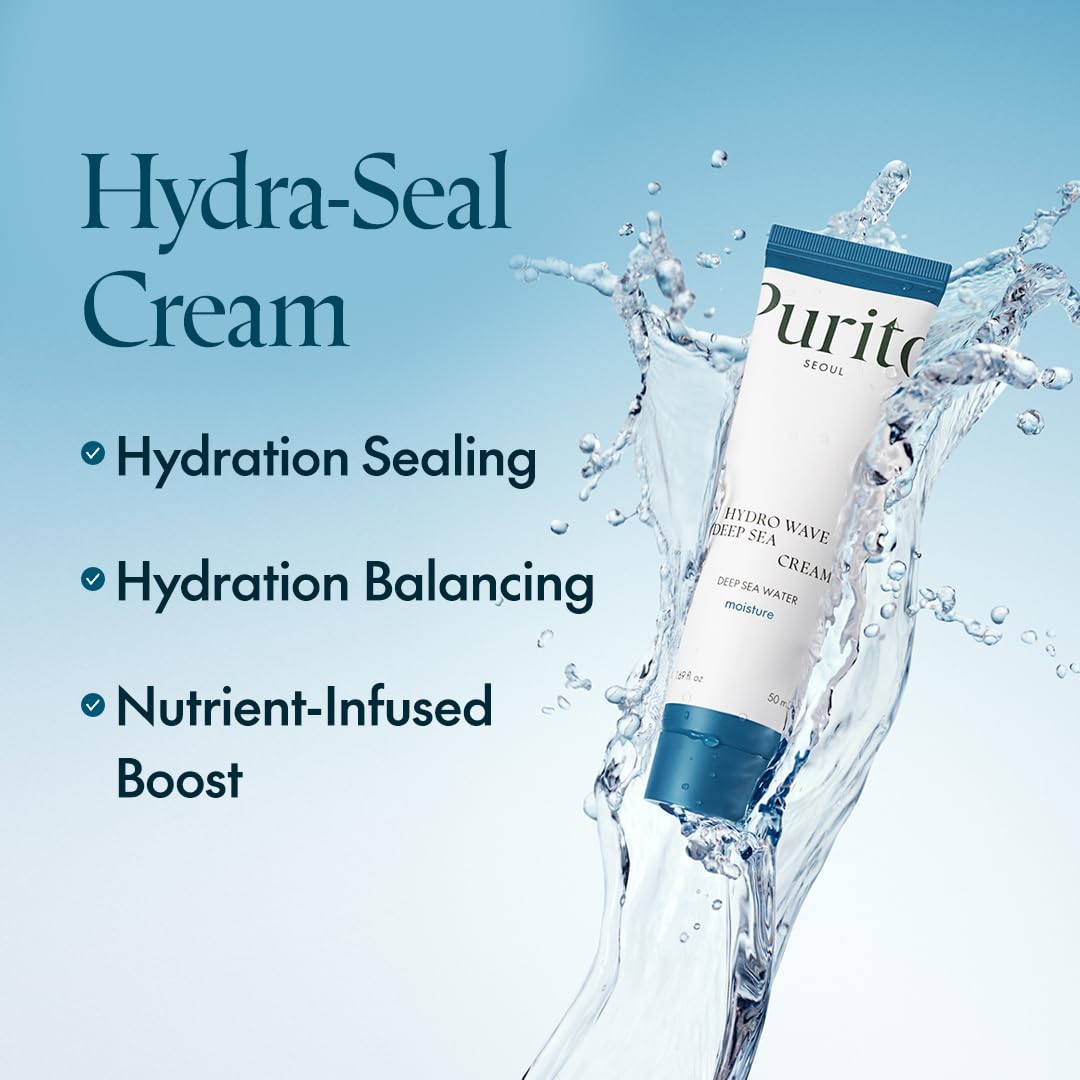 Purito Deep Sea Cream: aplicación facial suave y ligera