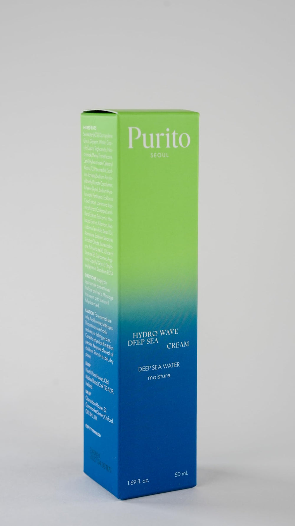 Purito Deep Sea Cream envase vegano y libre de crueldad