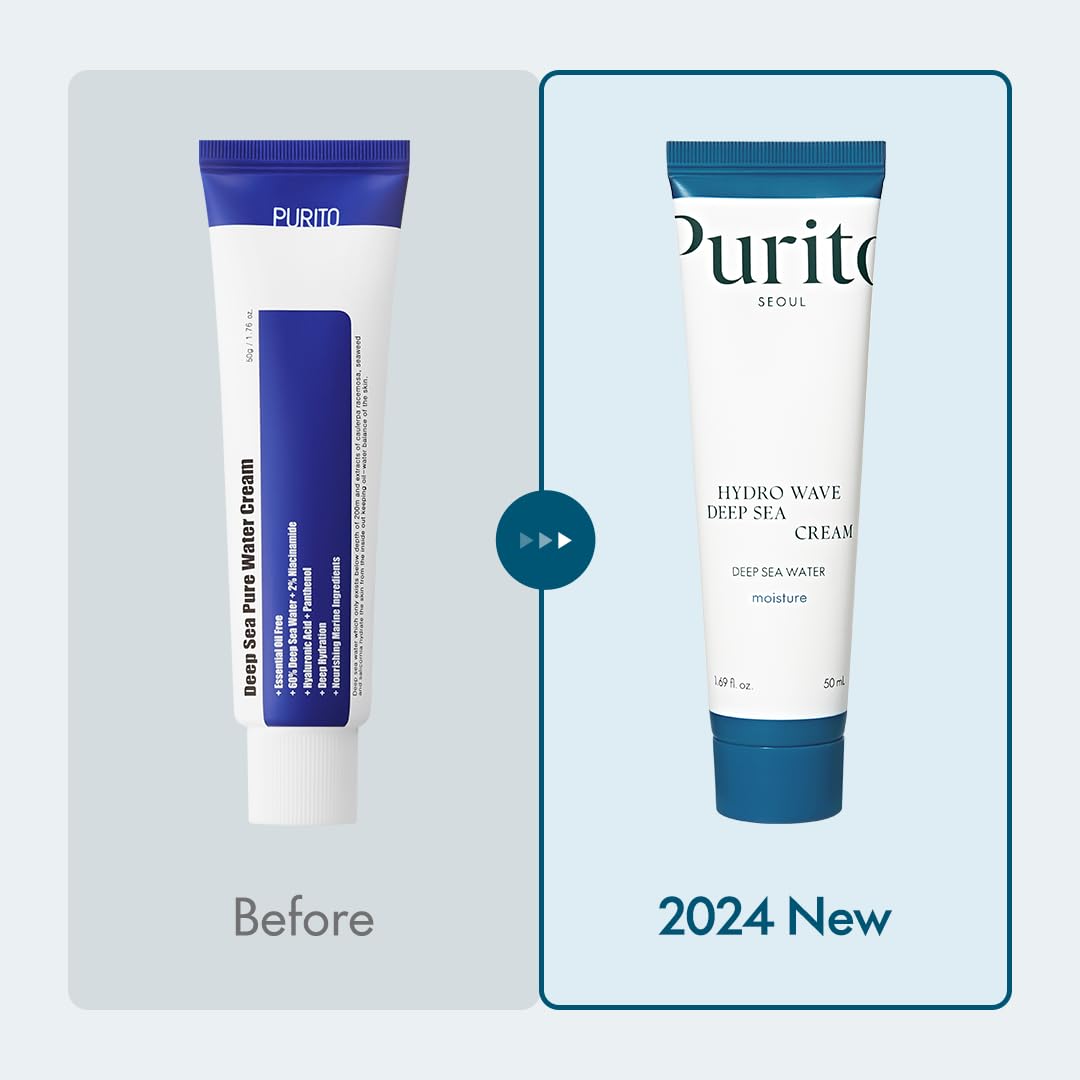 Purito Deep Sea Cream, textura gel satinada que se absorbe rápido