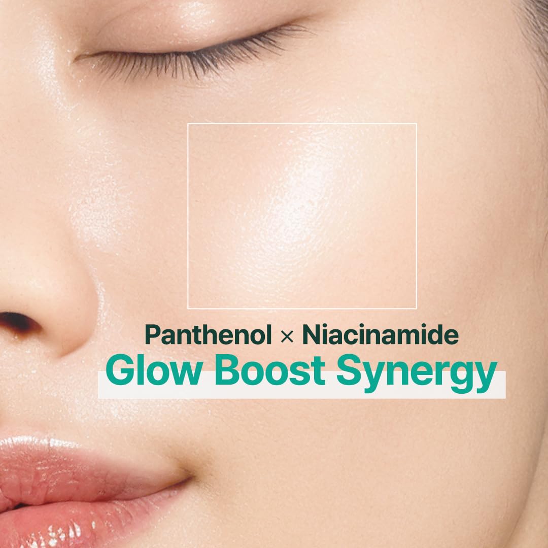 Purito Panthenol 10% post‑acné, niacinamida para tono más uniforme.