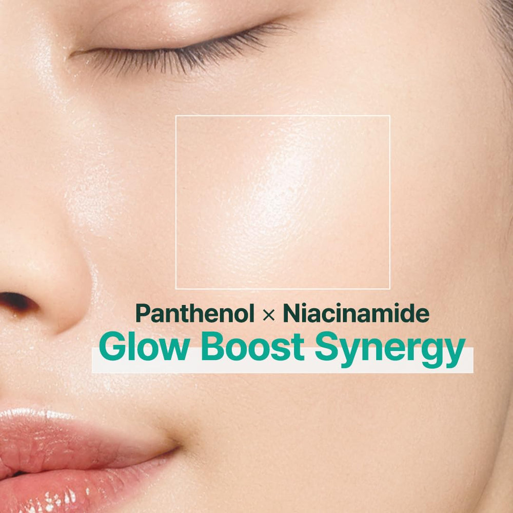 Purito Panthenol 10% post‑acné, niacinamida para tono más uniforme.