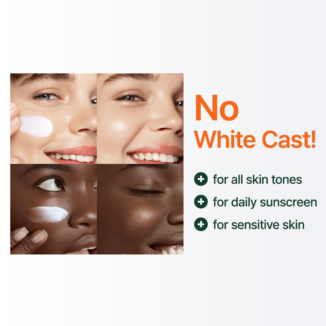 Purito SPF50 ofrece protección de amplio espectro UVA/UVB sin rastro blanco.