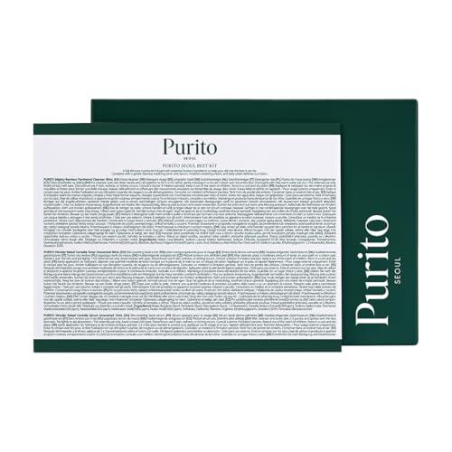 Purito Seoul Best Kit, crema con panthenol para hidratación suave.