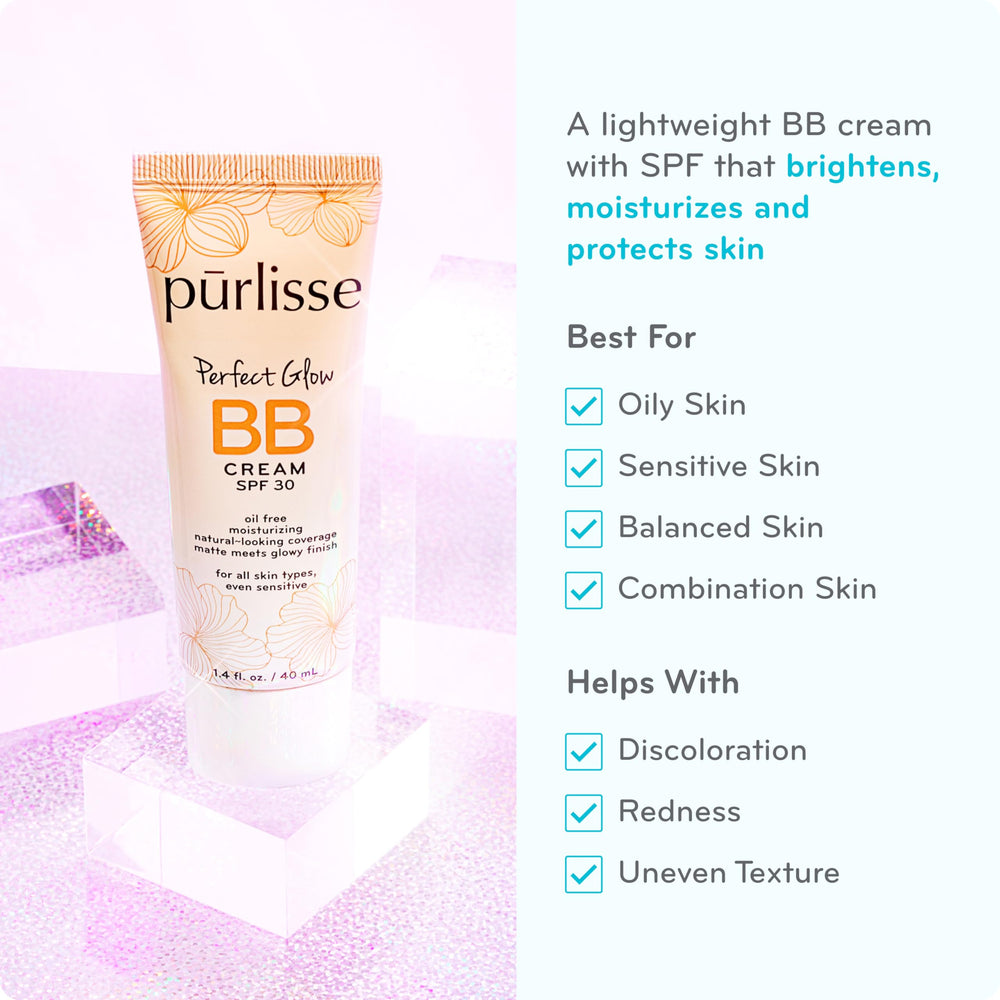 Aplicación de Pūrlisse BB Cream con dedos para un acabado uniforme