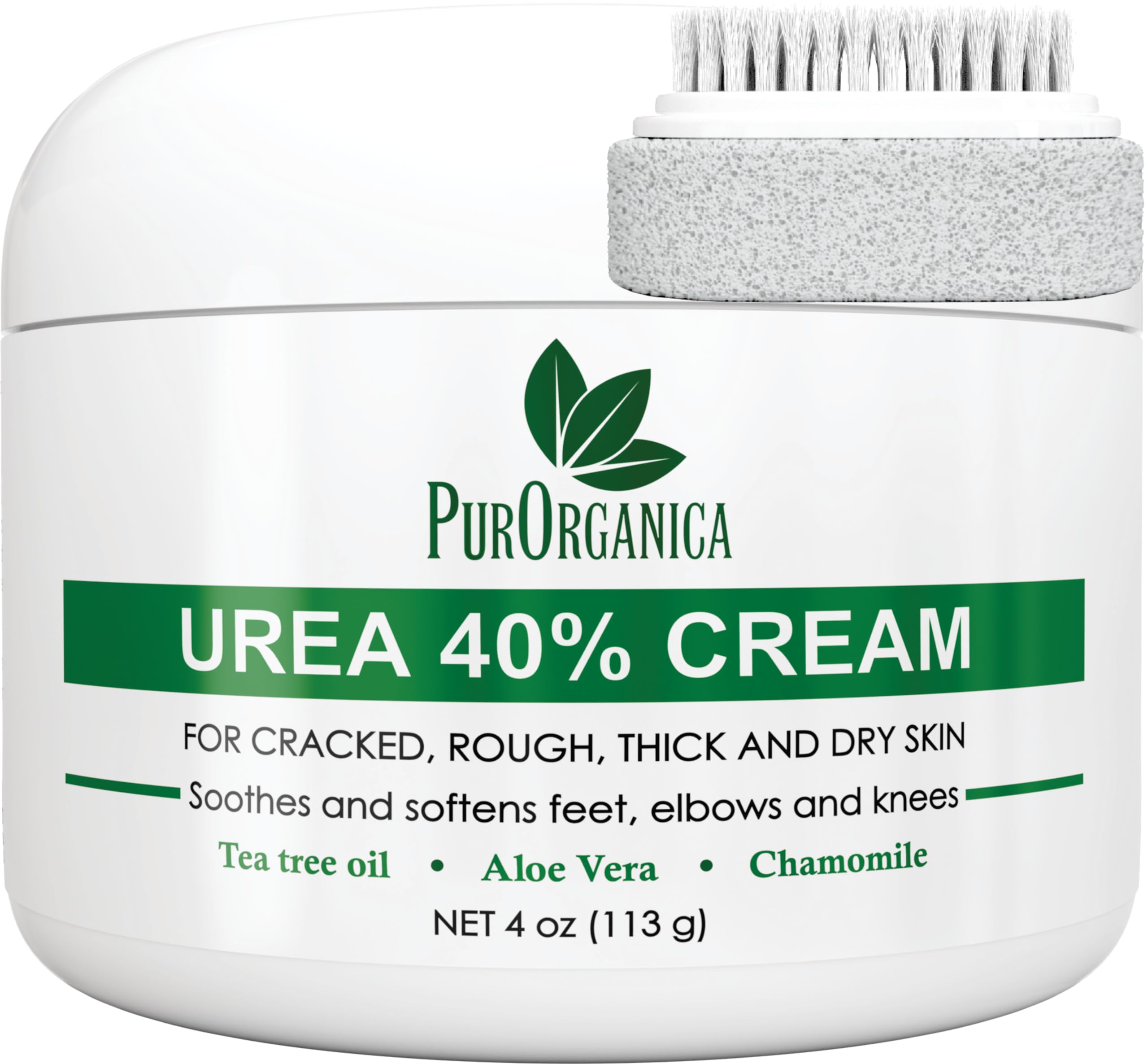 PurOrganica Crema de Pies Urea 40% suaviza callos y piel seca