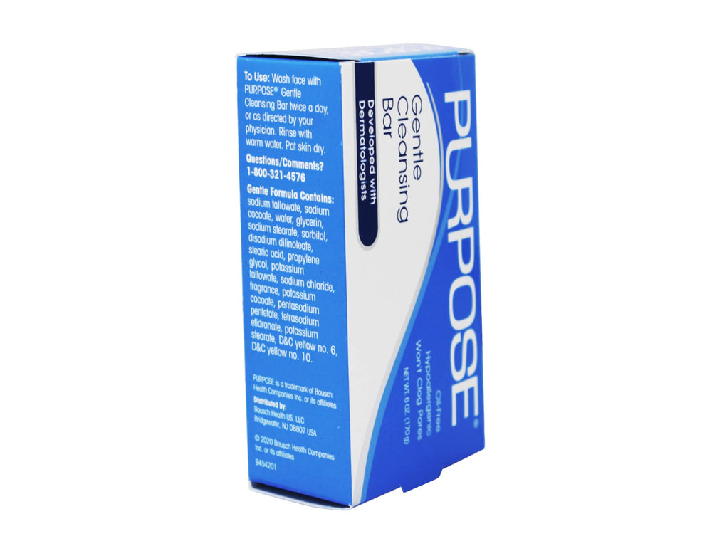 Piel sensible se beneficia de la limpieza suave de Purpose.