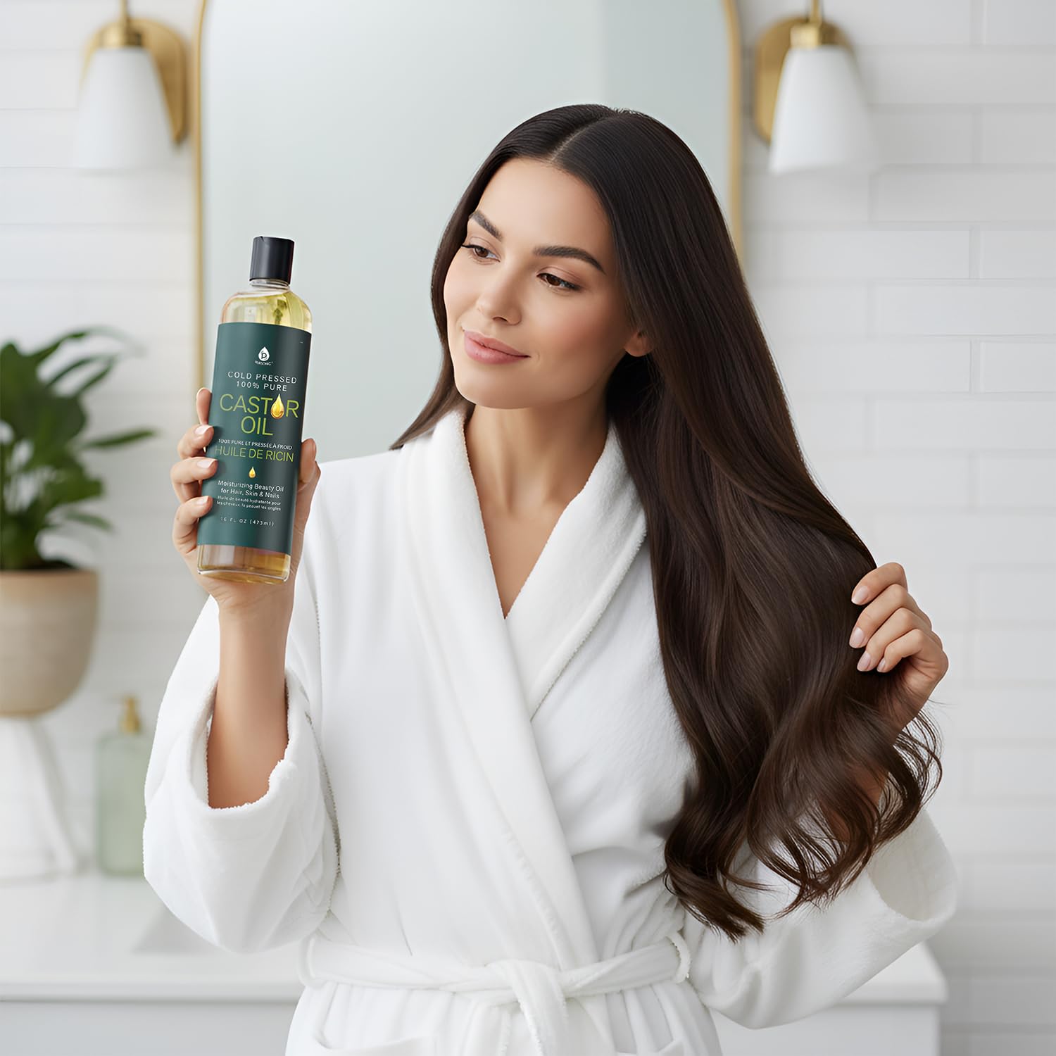 Pursonic Aceite de Ricino: nutrientes para piel y cabello en la rutina diaria