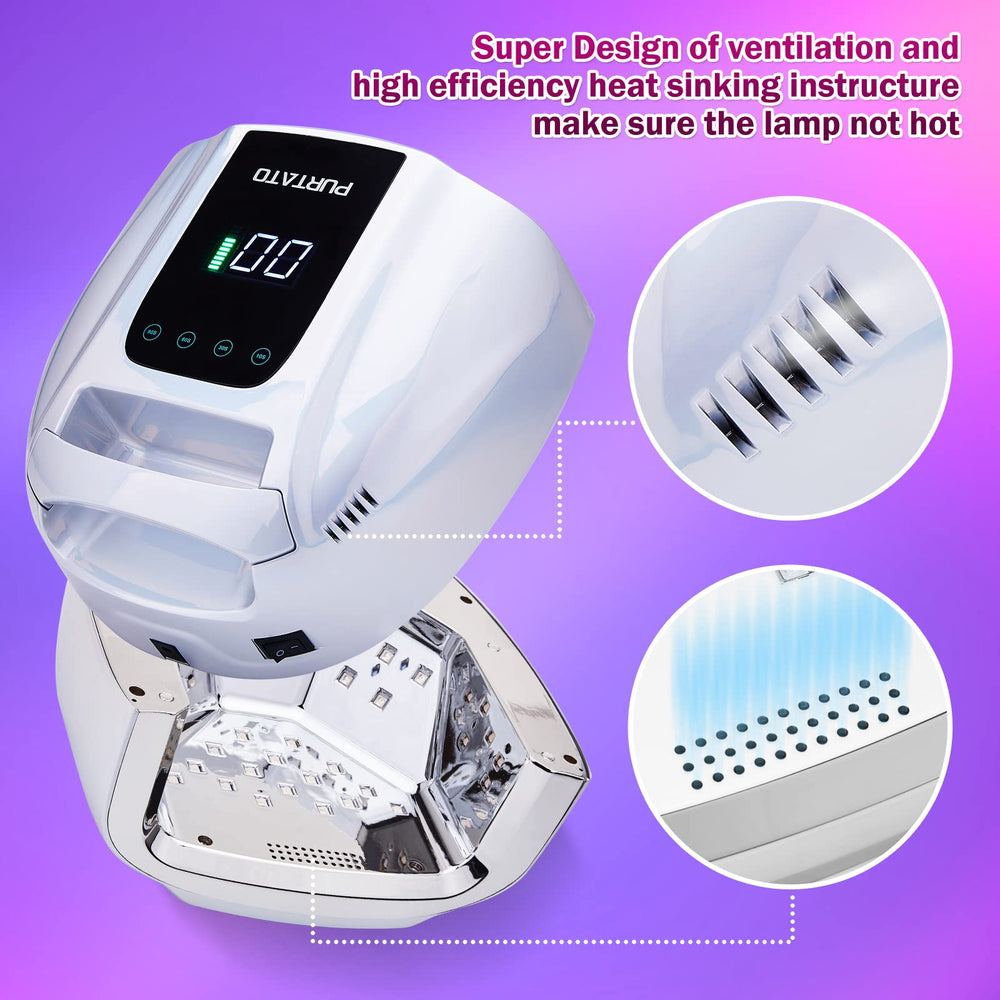 Pantalla LCD de PURTATO con cuatro temporizadores para control preciso