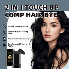 put girl aplicador-peine-tinte-negro-preciso para tintar raíces oscuras sin manchas.