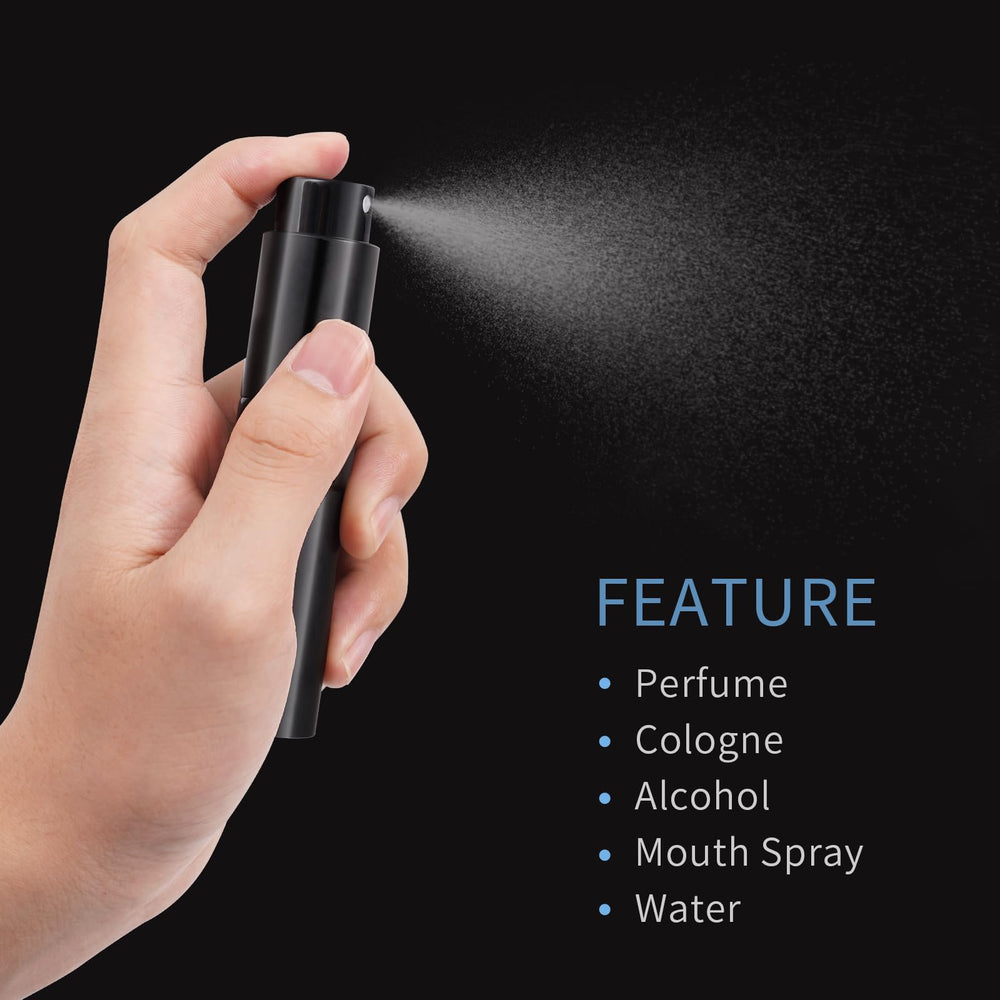 Atomizador recargable Putmhim 8 ml, perfecto para viajes.