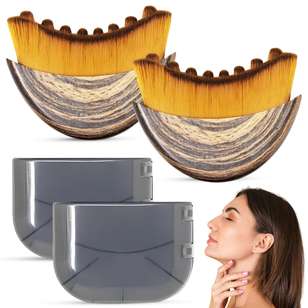 Puur House, cepillo contorno linfático rostro, favorece definición de la mandíbula y drenaje suave.