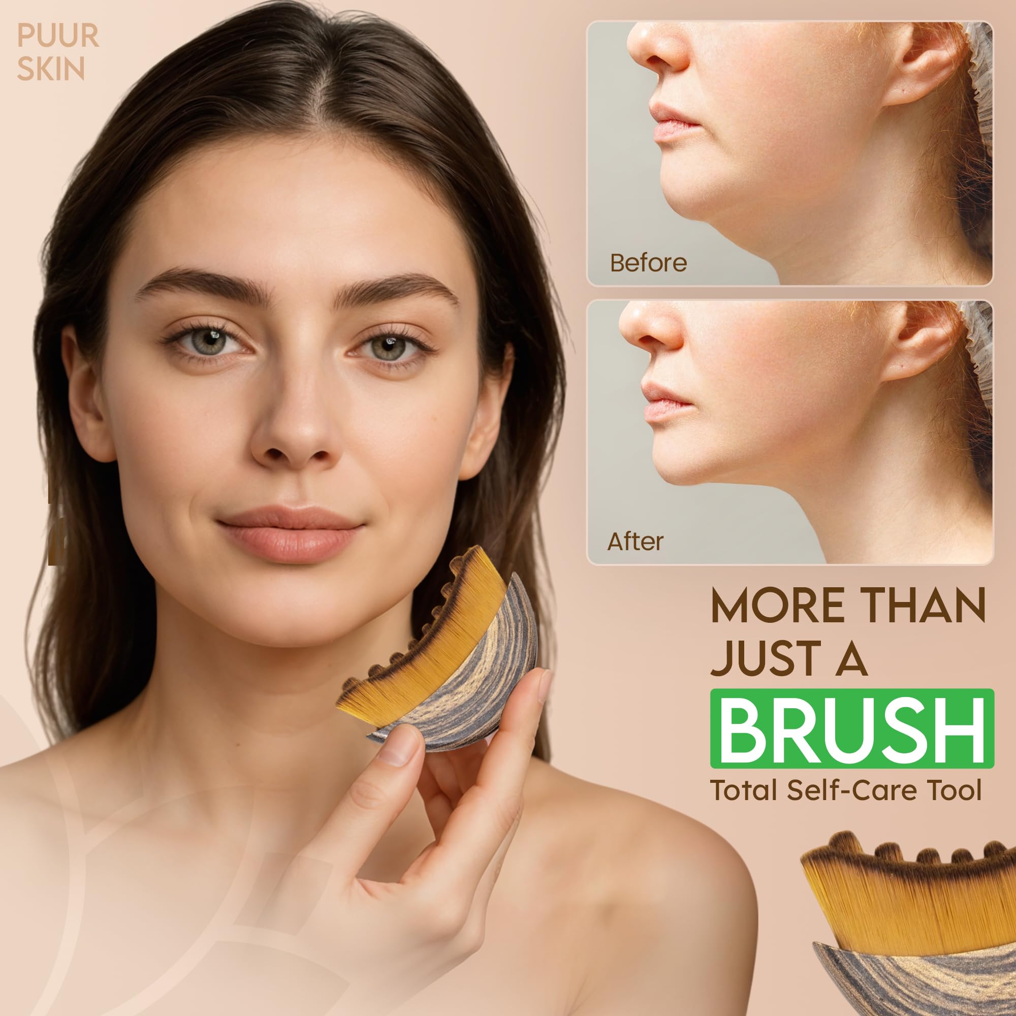 Puur House herramienta todo en uno para escultura facial y desintoxicación suave.