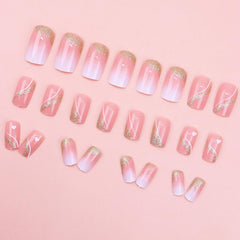 Puyokinm aplicación fácil con gel adhesivo para uñas postizas.