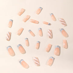 Uñas Puyokinm con destellos brillantes para estilo deslumbrante