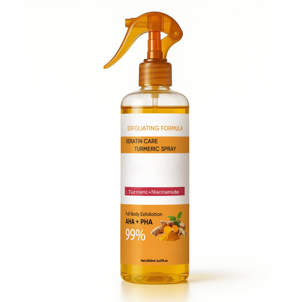 Pwkvsn Peel Shot Keratin Care, botella derramando: exfolia y purifica poros para piel suave.