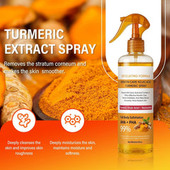Pwkvsn Peel Shot Keratin, ingredientes curcuma: beneficios estéticos suaves para la piel.