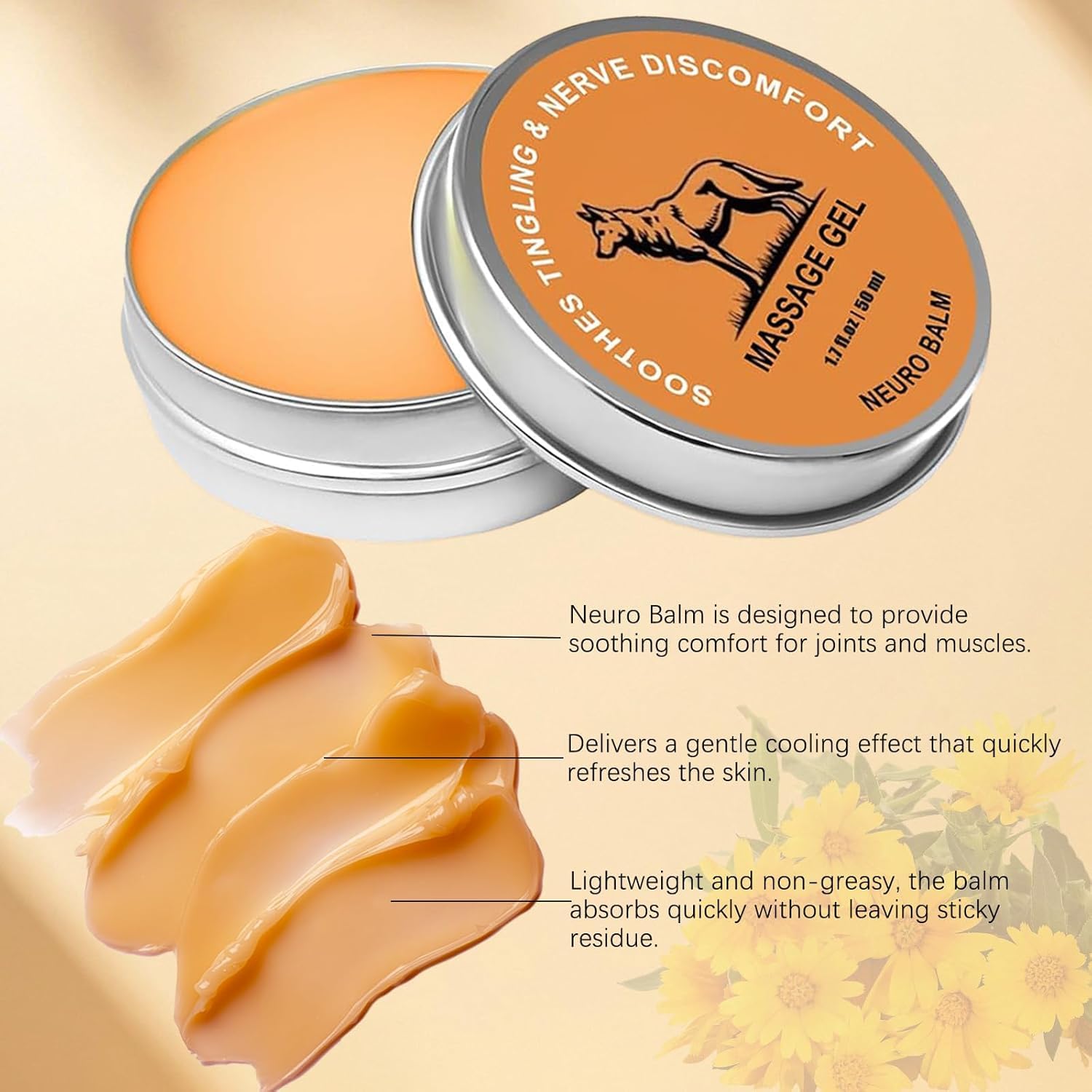 Pwkvsn Neuro Balm being applied to the hand for movement.