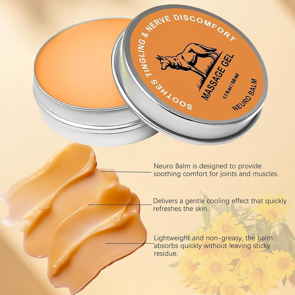 Pwkvsn Neuro Balm being applied to the hand for movement.