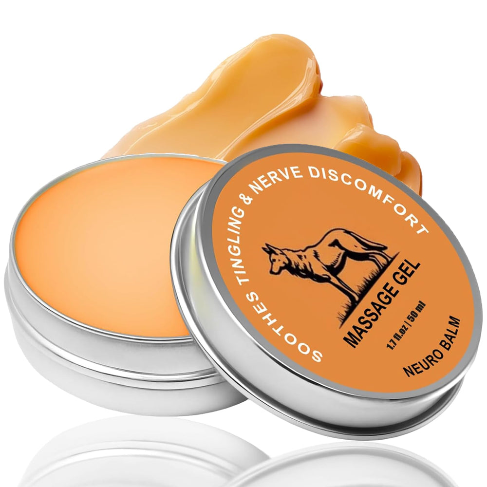 Pwkvsn Neuro Balm jar closeup for soothing nerve support.
