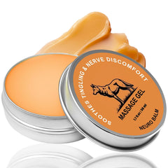 Pwkvsn Neuro Balm jar closeup for soothing nerve support.