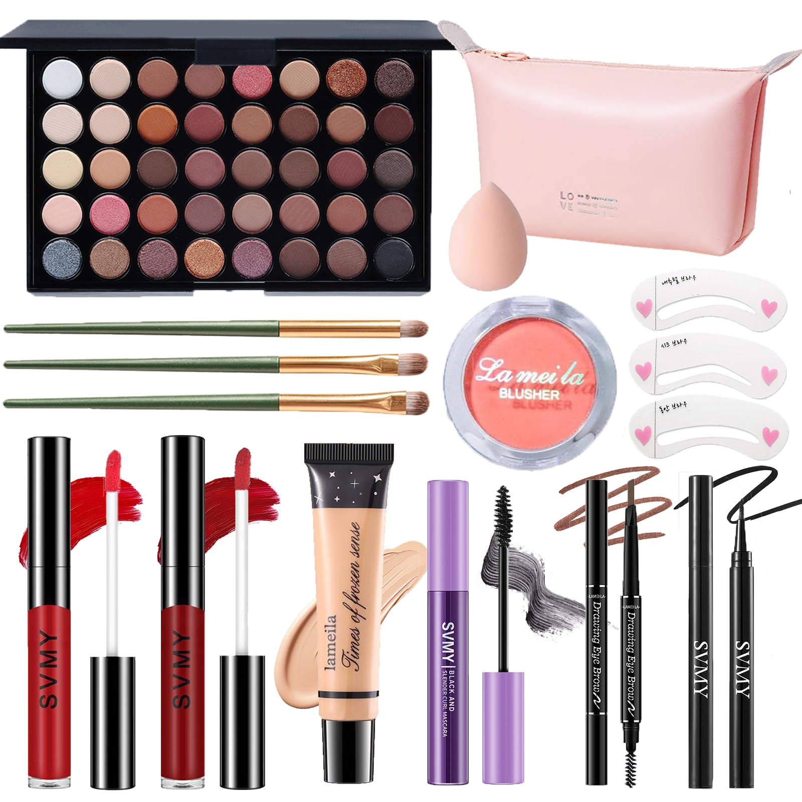 PWYSHXDF paleta de 40 sombras para looks versátiles y duraderos.
