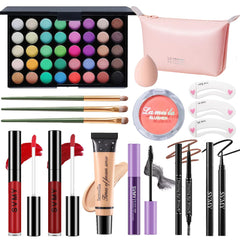 PWYSHXDF paleta sombras 40 colores para looks versátiles todo el día.
