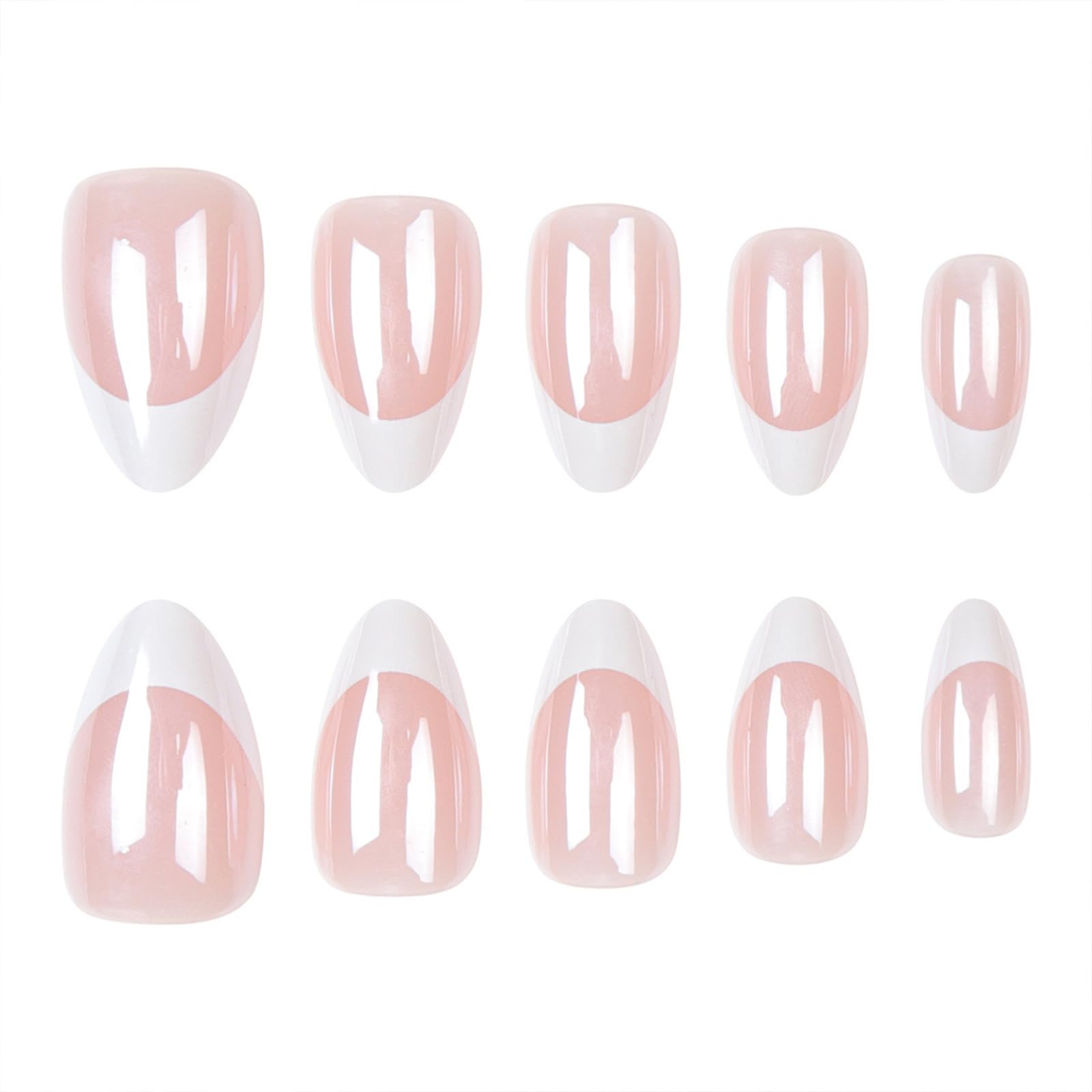 pxuezay kit uñas falsas 24 piezas en tallas variadas: solución rápida para uñas perfectas.