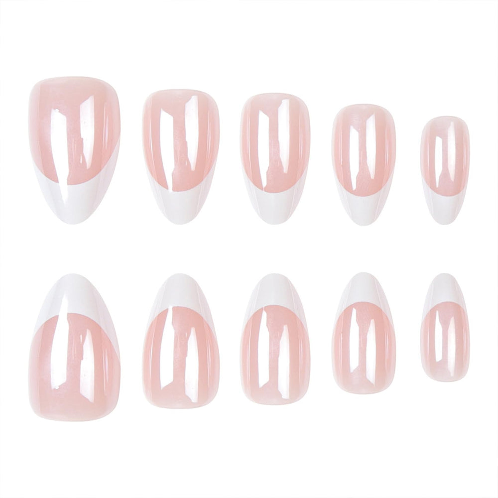 pxuezay kit uñas falsas 24 piezas en tallas variadas: solución rápida para uñas perfectas.