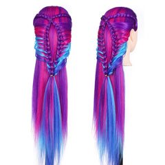 Pykisfp Maniquí de peluquería con pinza gratuita para fijación.