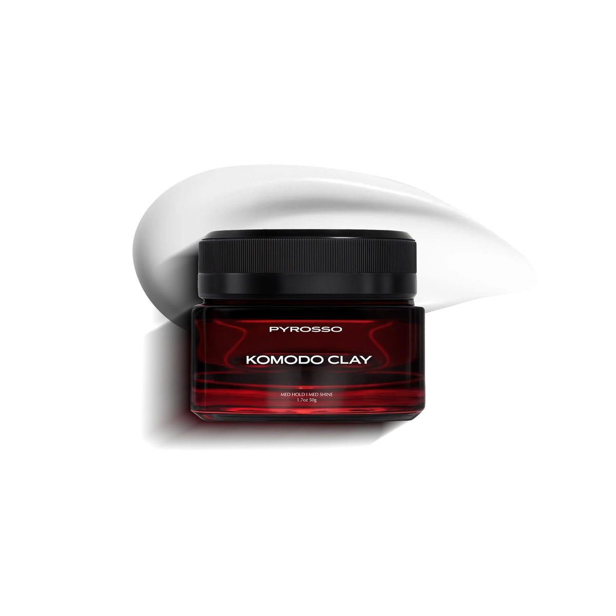 Pyrosso Komodo Argile: emballage compact pratique pour déplacements.