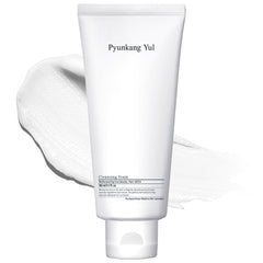 Pyunkang Yul Espuma Limpiadora, botella frontal, limpieza suave para piel sensible.