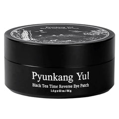 Pyunkang Yul PKY Black Tea Time Reverse Eye Patch packaging highlights hydration and nourishment.