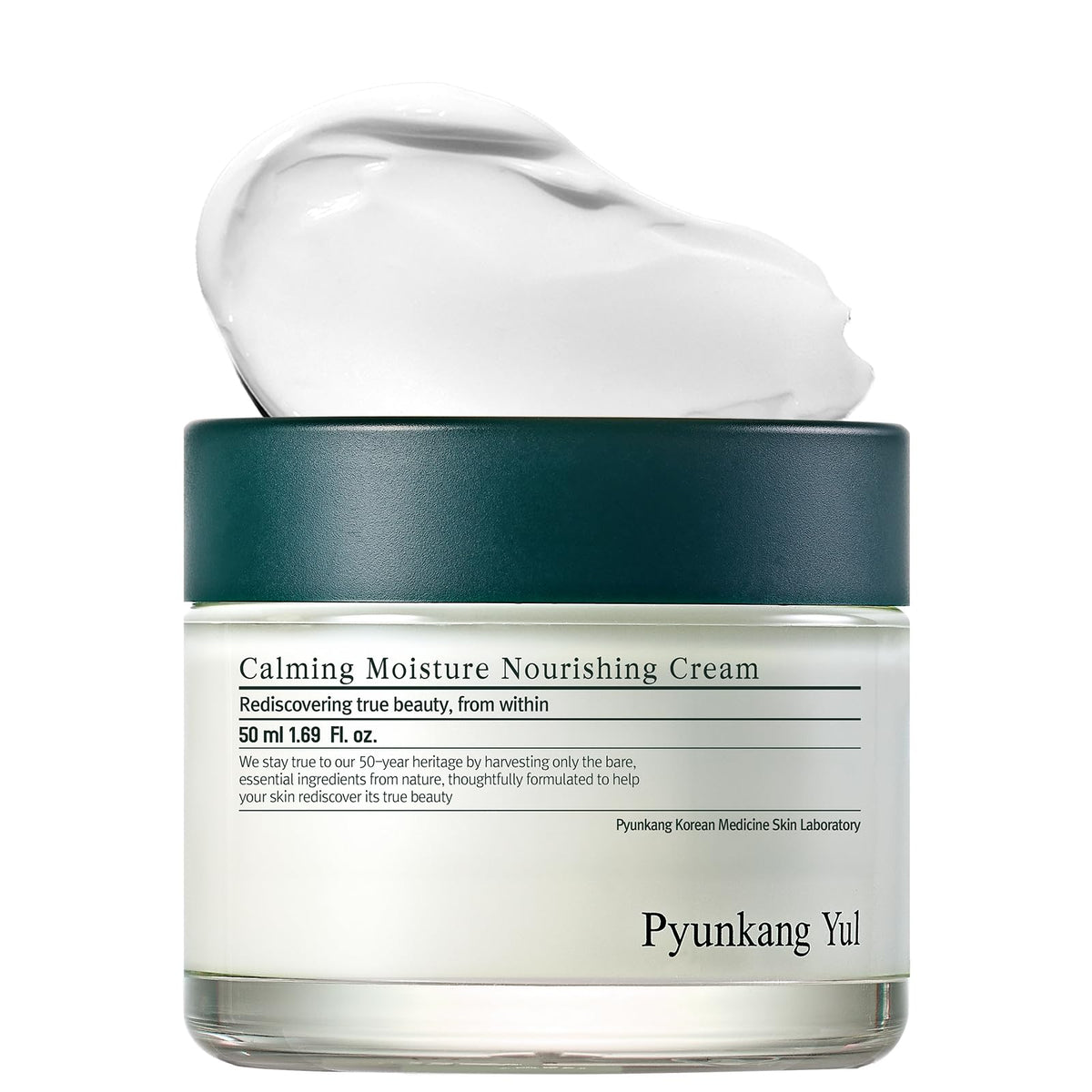 Pyunkang Yul PKY crema calmante en envase, alivia piel sensible.