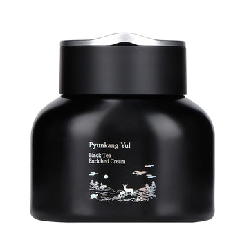 Pyunkang Yul PKY crema enriquecida con té negro: bote compacto para uso diario.