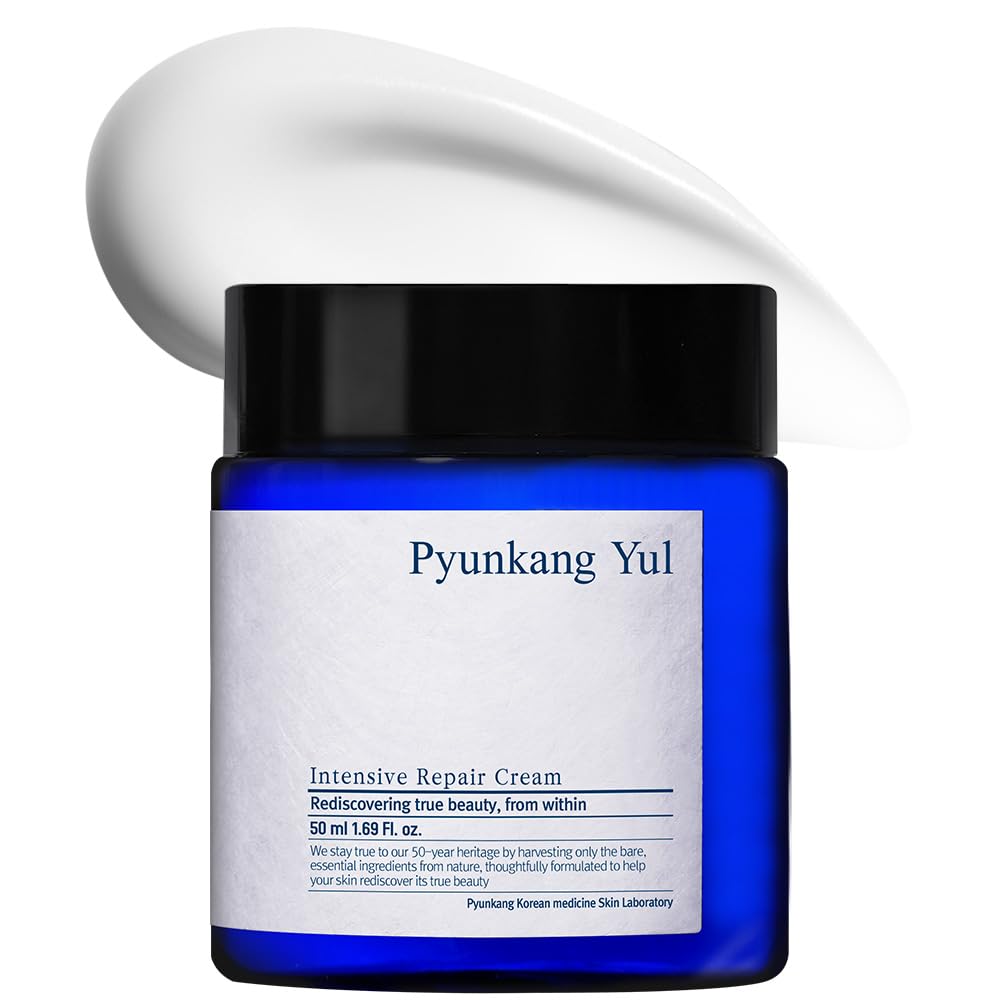 Pyunkang Yul PKY Intensive Repair Cream: envase elegante para hidratación sostenida.